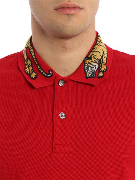 gucci tiger patch polo shirt|gucci year of the tiger.